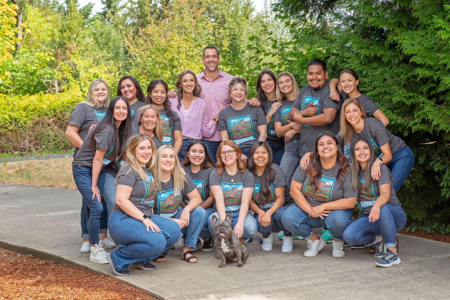 Senestraro family orthodontics group photo