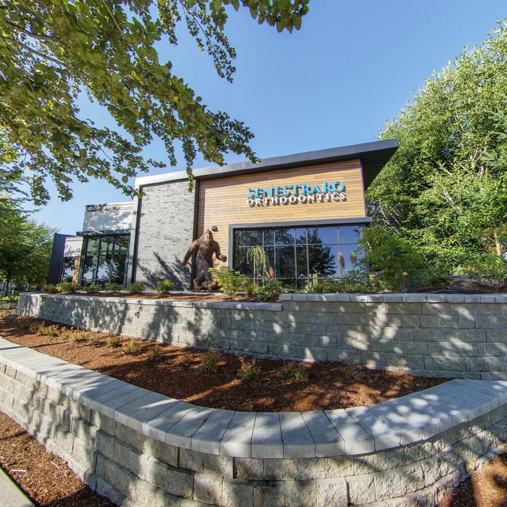 Senestraro Family Orthodontics office font view.